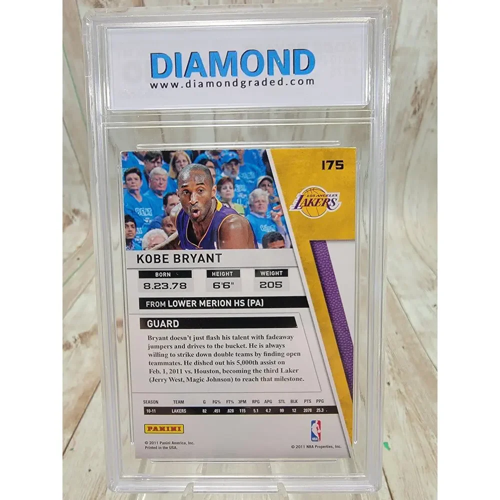 2010-11 Panini Season Update - #175 Kobe Bryant Diamond 10 GEM MT - Picture 2 of 5